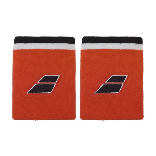 [5UT1263-5051] MUÑEQUERAS X2 TERRY JUMBO WRISTBAND ROJO-NEGRO