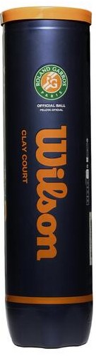 [WRT115000] BOTE ROLAND GARROS X4 CLAY PELOTAS AMARILLAS