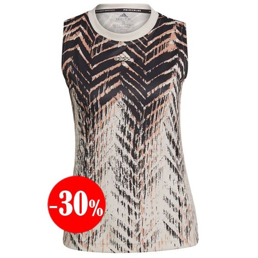 [H31123] CAMISETA PRIMEBLUE MATCH SIN MANGAS MARRONES ADIDAS