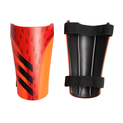 [GR1520] ESPINILLERAS PREDATOR SG TRAINING ROJO SOLAR ADIDAS FUTBOL