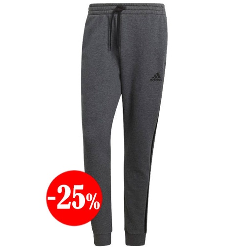 [GK8826] PANTALÓN ESSENTIALS FLEECE TAPERED CUFF 3 BANDAS LARGO ADIDAS