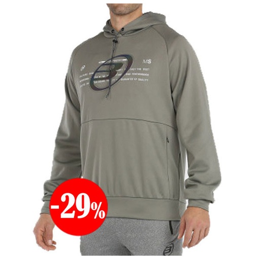 SUDADERA LADYAR CON CAPUCHA KAKI BULLPADEL