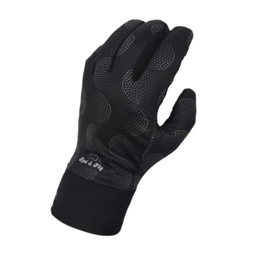 GUANTES FINOS ESTAMPADOS DEPORTIVOS NEGRO RED&FLY CASUAL SPORT