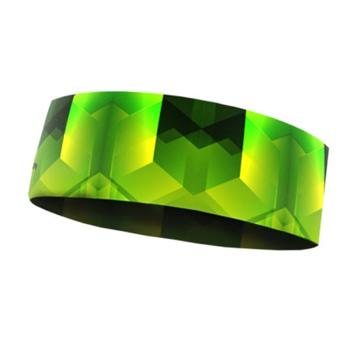 [HB02001129] DIADEMA DEPORTIVA ESTAMPADA VERDE RED&FLY CASUAL SPORT
