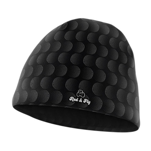 [BE02001134] GORRO DEPORTIVO ESTAMPADO NEGRO-BLANCO RED&FLY MONTAÑA