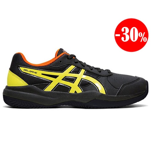 ZAPATILLAS GAME 7 CLAY GEL NEGRO-AMARILLO ASICS