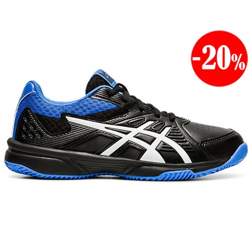 ZAPATILLAS COURT SLIDE CLAY GS NEGRO-AZUL ASICS