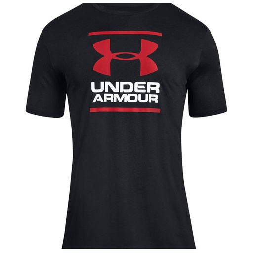 [1326849-001] CAMISETA GL FOUNDATION MC NEGRO UNDER ARMOUR RUNNING