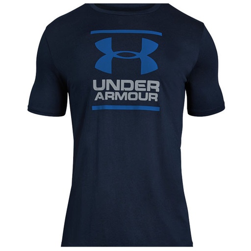 CAMISETA GL FOUNDATION MC AZUL UNDER ARMOUR RUNNING
