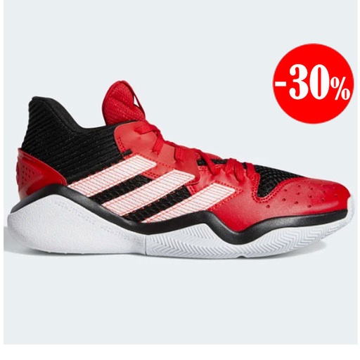 ZAPATILLAS HARDEN STEPBACK ROJO-NEGRO ADIDAS