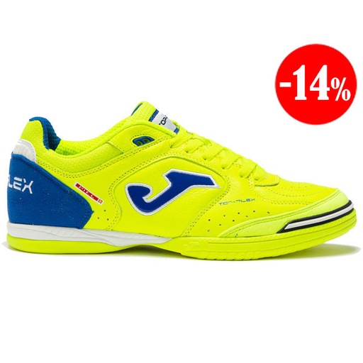 ZAPATILLAS TOP FLEX 2209 AMARILLO-FLUOR-ROYAL INDOOR JOMA