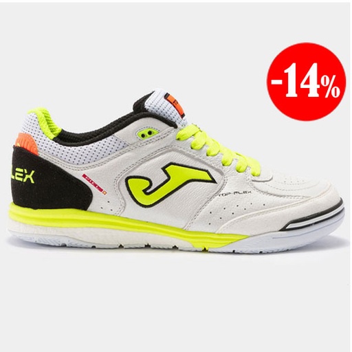 [TORW2102IN] ZAPATILLAS TOP FLEX REBOUND 2102 BLANCO-AMARILLO INDOOR JOMA