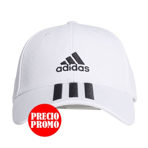 GORRA TWILL 3 BANDAS BLANCA 2024 ADIDAS