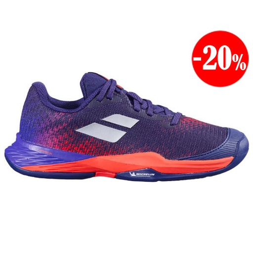ZAPATILLAS JET MACH 3 ALL COURT LILA-NARANJA 2023 BABOLAT
