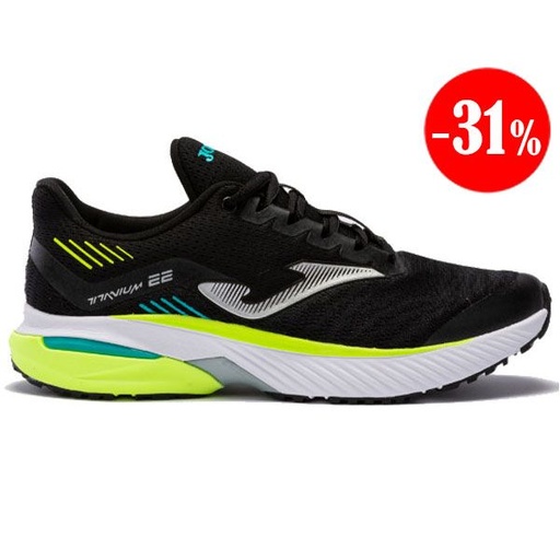 ZAPATILLAS TITANIUM 2201 NEGRO-LIMA 2022 JOMA
