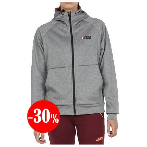 [NOTA-151] SUDADERA NOTA CON CAPUCHA GRIS 2022 +8000