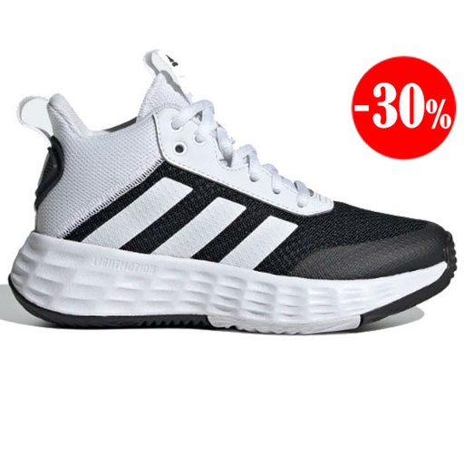 ZAPATILLAS OWNTHEGAME 2.0 K BLANCO-NEGRO ADIDAS