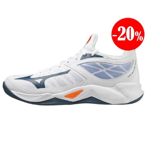 ZAPATILLAS WAVE DIMENSION BLANCO-AZUL MIZUNO