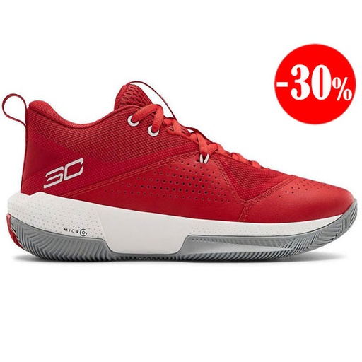 ZAPATILLAS 3ZERO IV SC GS ROJO UNDER ARMOUR