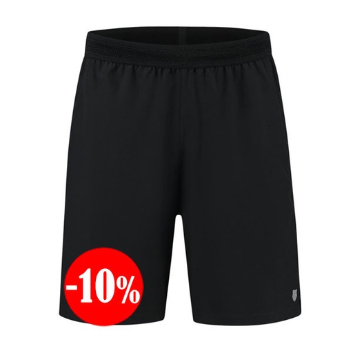 PANTALON HYPERCOURT 8" JET CORTO NEGRO K-SWISS