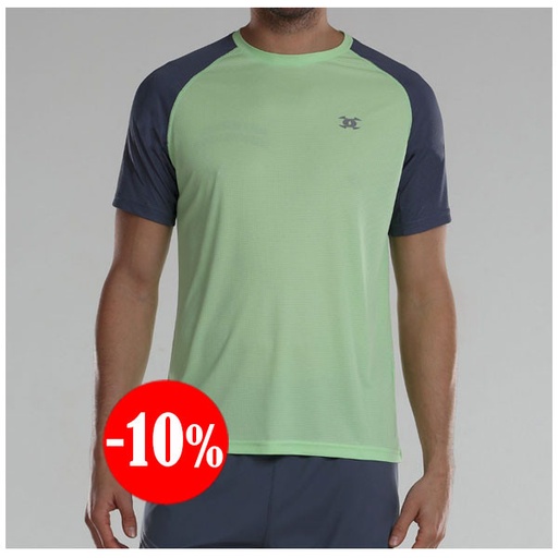 [ABESE-058] CAMISETA ABESE MANGA CORTA VERDE-MANZANA JOHN SMITH