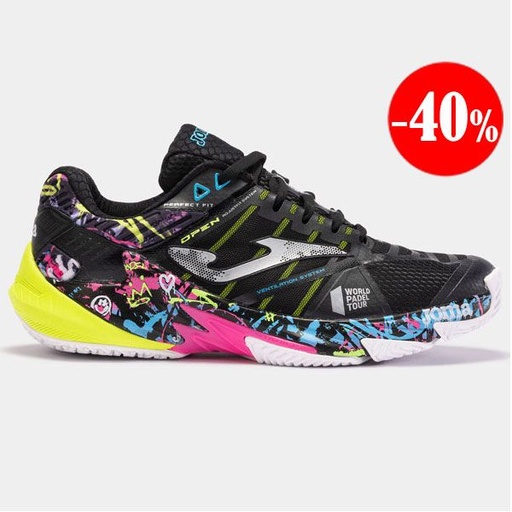 ZAPATILLAS T.OPEN 2351 WPT NEGRO 2023 JOMA