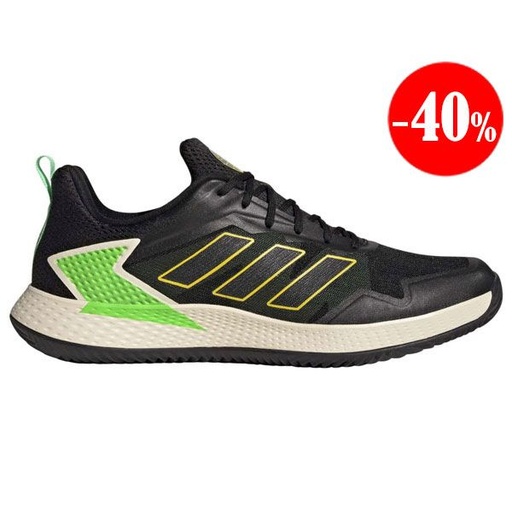 ZAPATILLAS DEFIANT SPEED CLAY NEGRO-VERDE 2023 ADIDAS