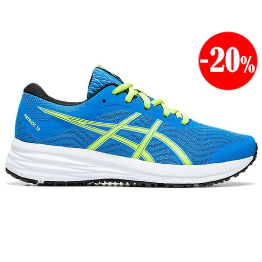 [1014A139-401] ZAPATILLAS PATRIOT 12 GS AZUL-LIMA ASICS