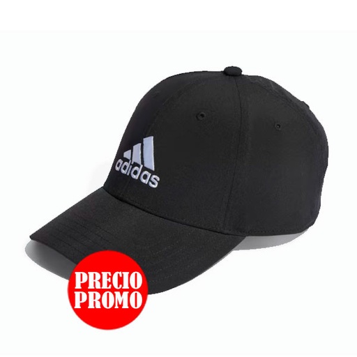 [IB3244] GORRA EMBROIDERED LOGO LIGHTWEIGHT NEGRO 2024 ADIDAS