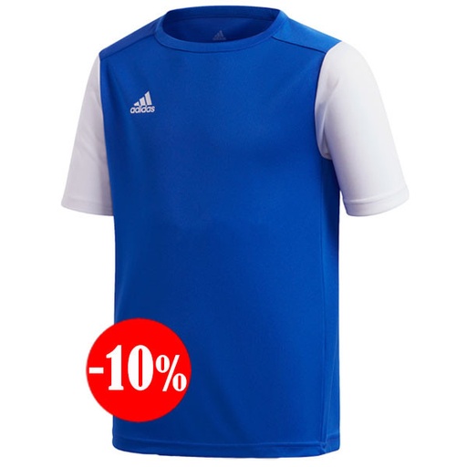 [DP3217] CAMISETA ESTRO 19 MANGA CORTA AZUL-BLANCO ADIDAS