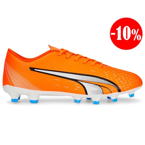 BOTAS ULTRA PLAY FG/AG NARANJA-BLANCO PUMA