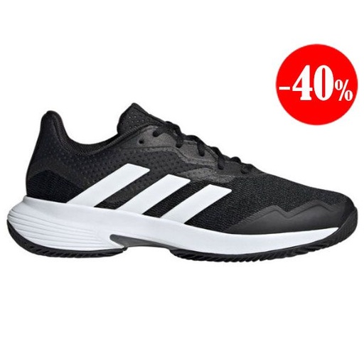 ZAPATILLAS COURTJAM CONTROL CLAY NEGRO-BLANCA 2023 ADIDAS