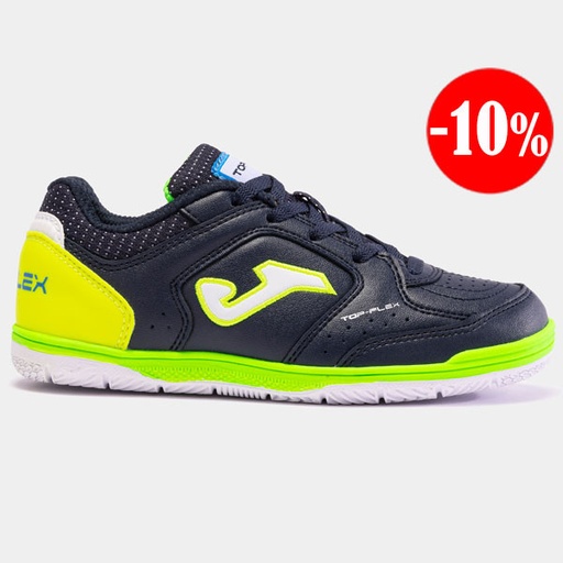 ZAPATILLAS TOP FLEX 2433 MARINO-AMARILLO INDOOR JOMA