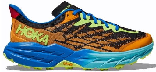 ZAPATILLAS SPEEDGOAT 5 NARANJA-AZUL-LIMA