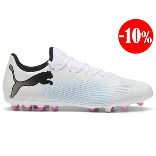 BOTAS FUTURE 7 PLAY MG BLANCO-ROSA PUMA