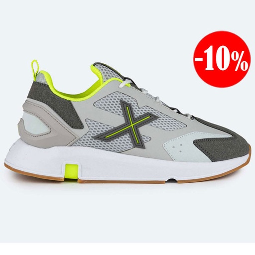 ZAPATILLAS 4178010 AVANT 10 GRIS-FLUOR MUNICH