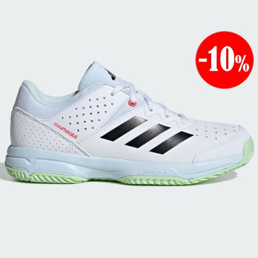 ZAPATILLAS COURT STABIL BLANCO-LIMA ADIDAS
