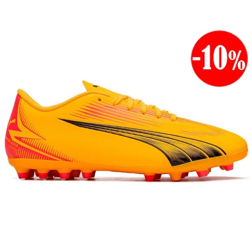BOTAS ULTRA PLAY MG NEGRO-NARANJA PUMA