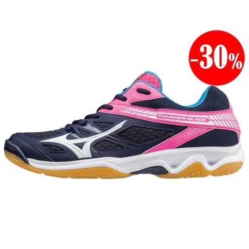 [V1GC177002] ZAPATILLAS THUNDER BLADE MARINO-FUCSIA MIZUNO
