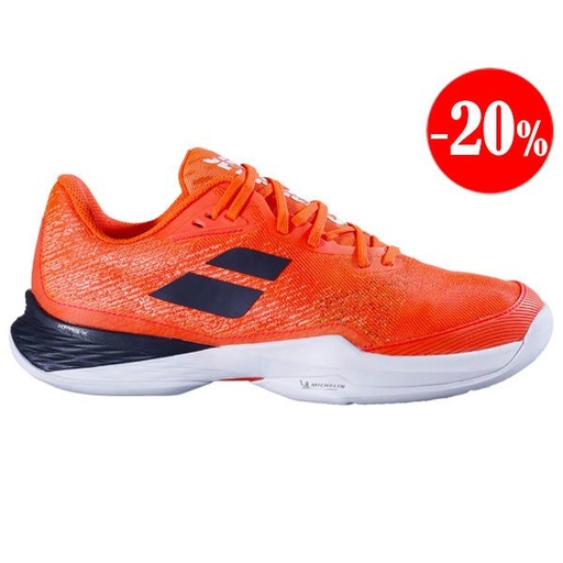 ZAPATILLAS JET MACH 3 ALL COURT NARANJA 2024 BABOLAT