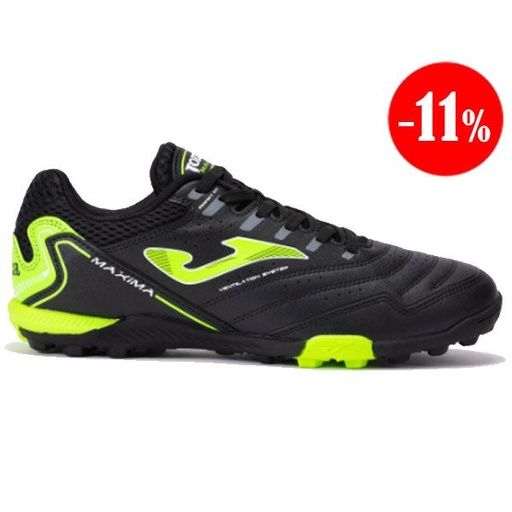 BOTAS MAXIMA 2401 NEGRO-VERDE TURF JOMA